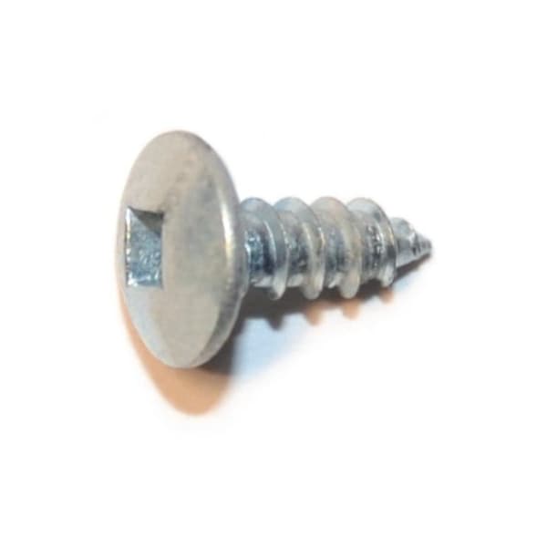 Midwest Fastener Sheet Metal Screw, #6 x 3/8 in, Zinc Plated Steel Truss Head Square Drive, 60 PK 30801 - main